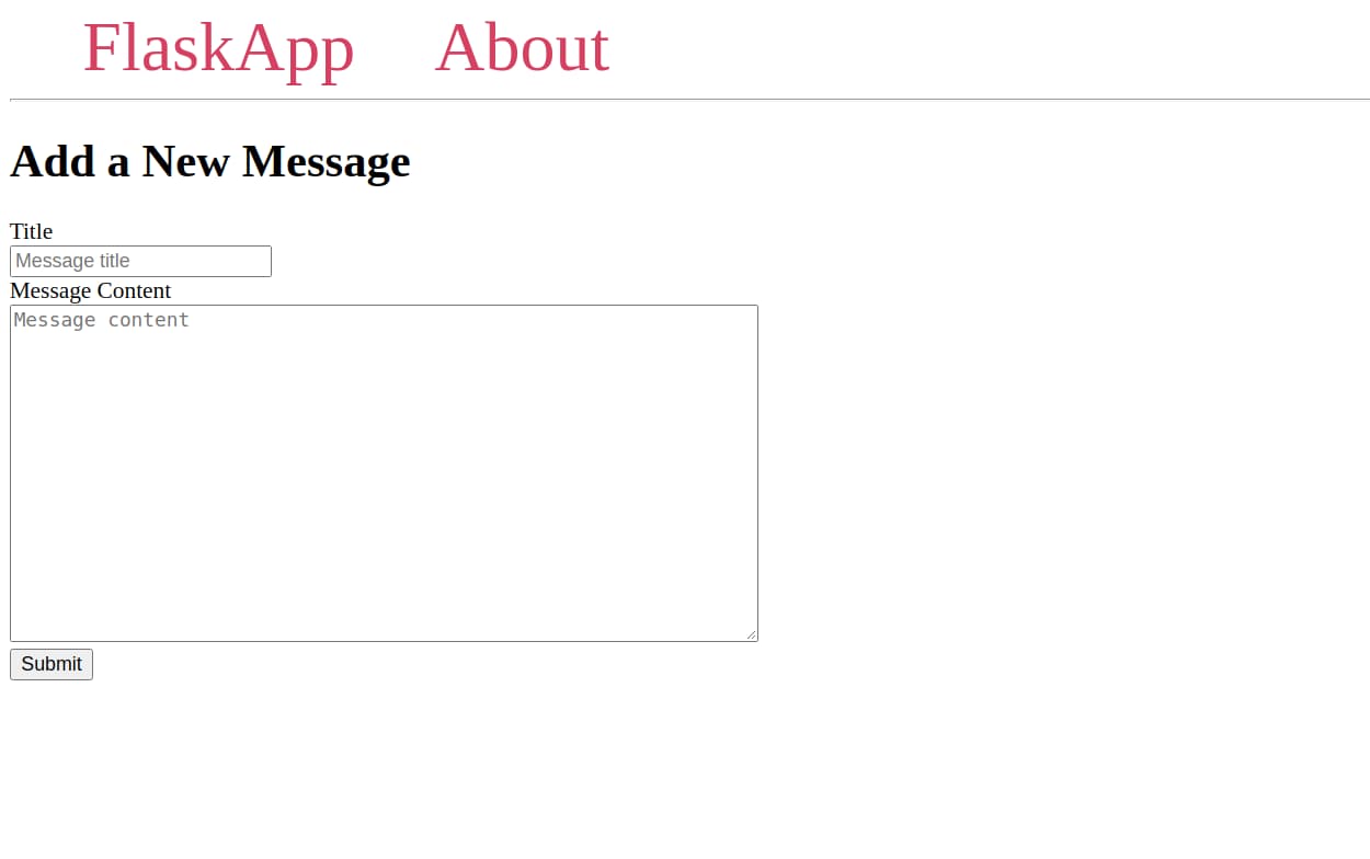 Add a new message
