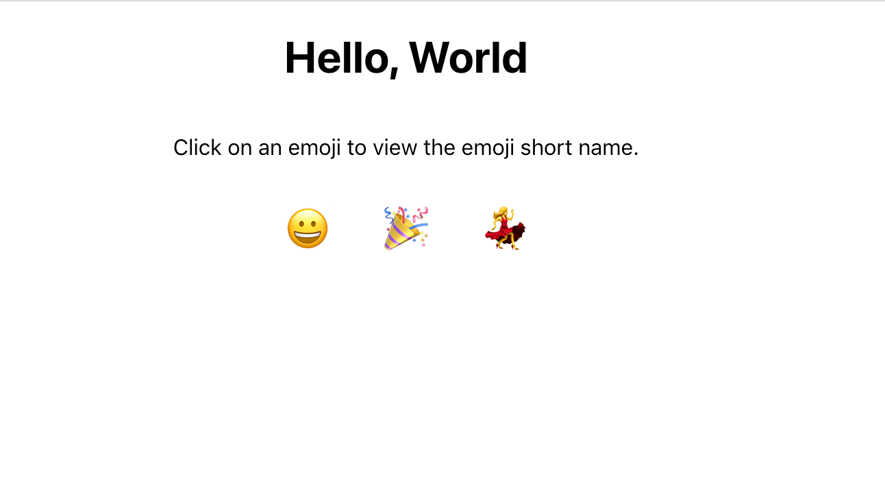 Browser with instruction text