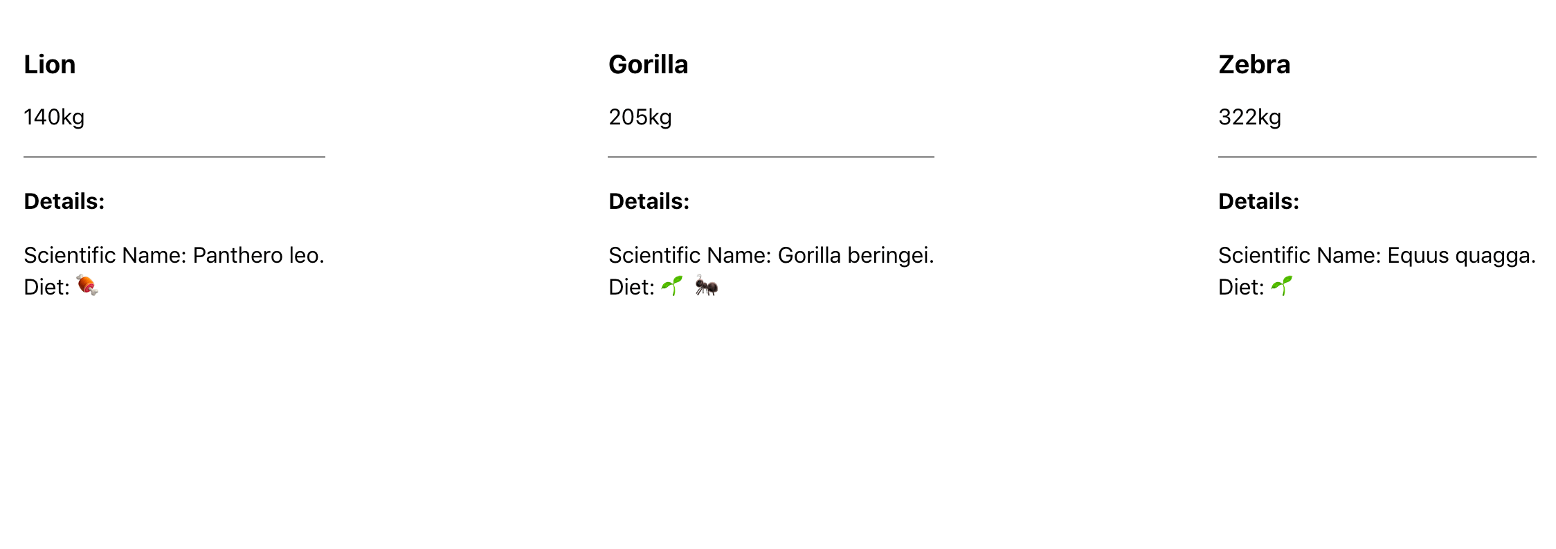 Browser with scientific name