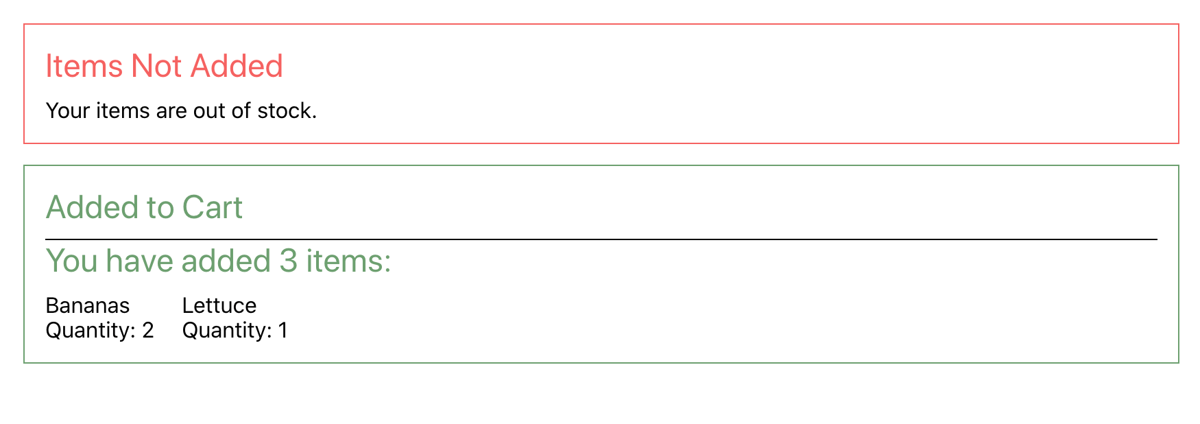 Alerts in App
