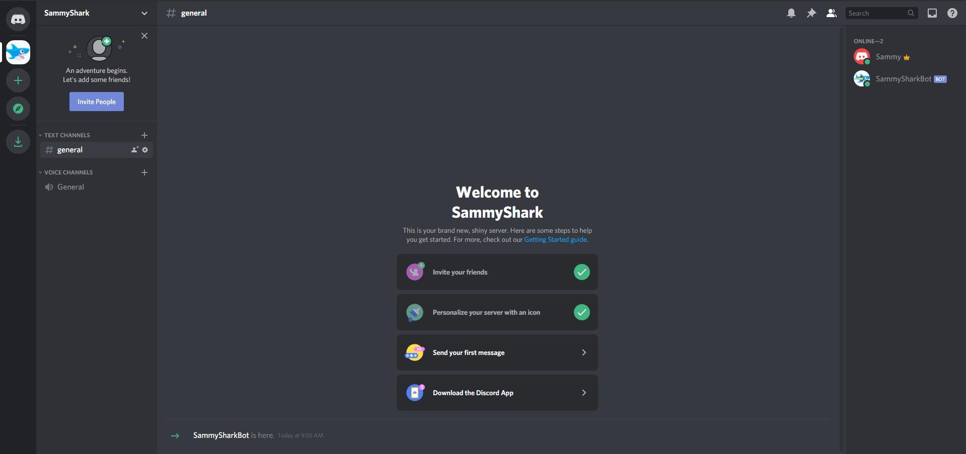 Verify your bot is online