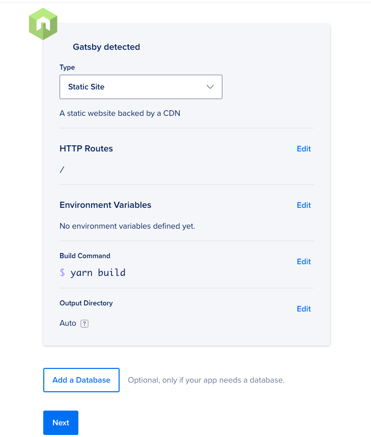Configuring your app