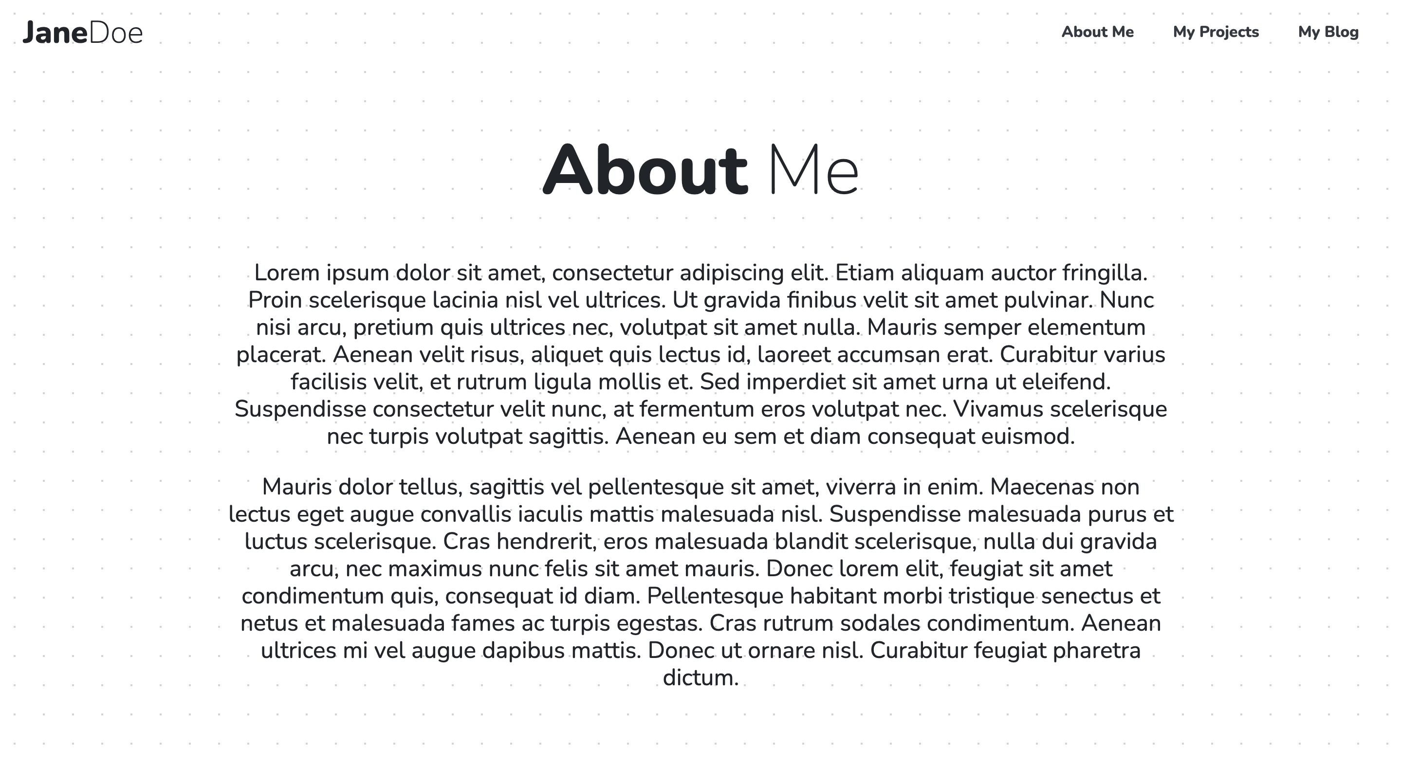 About Page