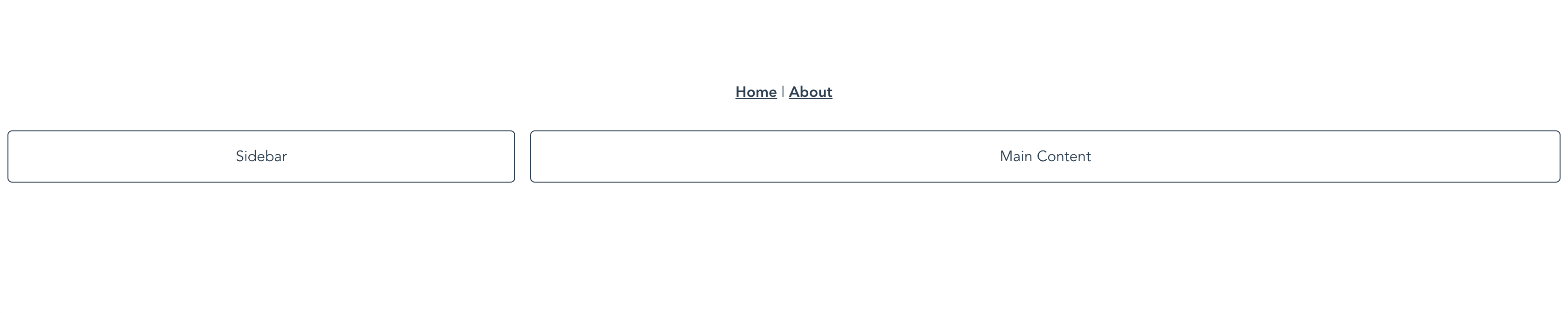 The airport detail view, with a sidebar box and a main content box.
