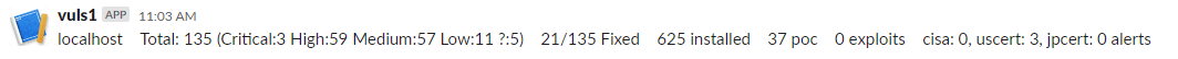 Alt header for Slack posted report