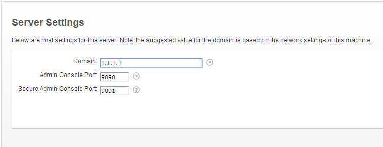 Set to your IP