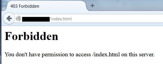 Accessing Web Page with Incorrect SELinux Setting