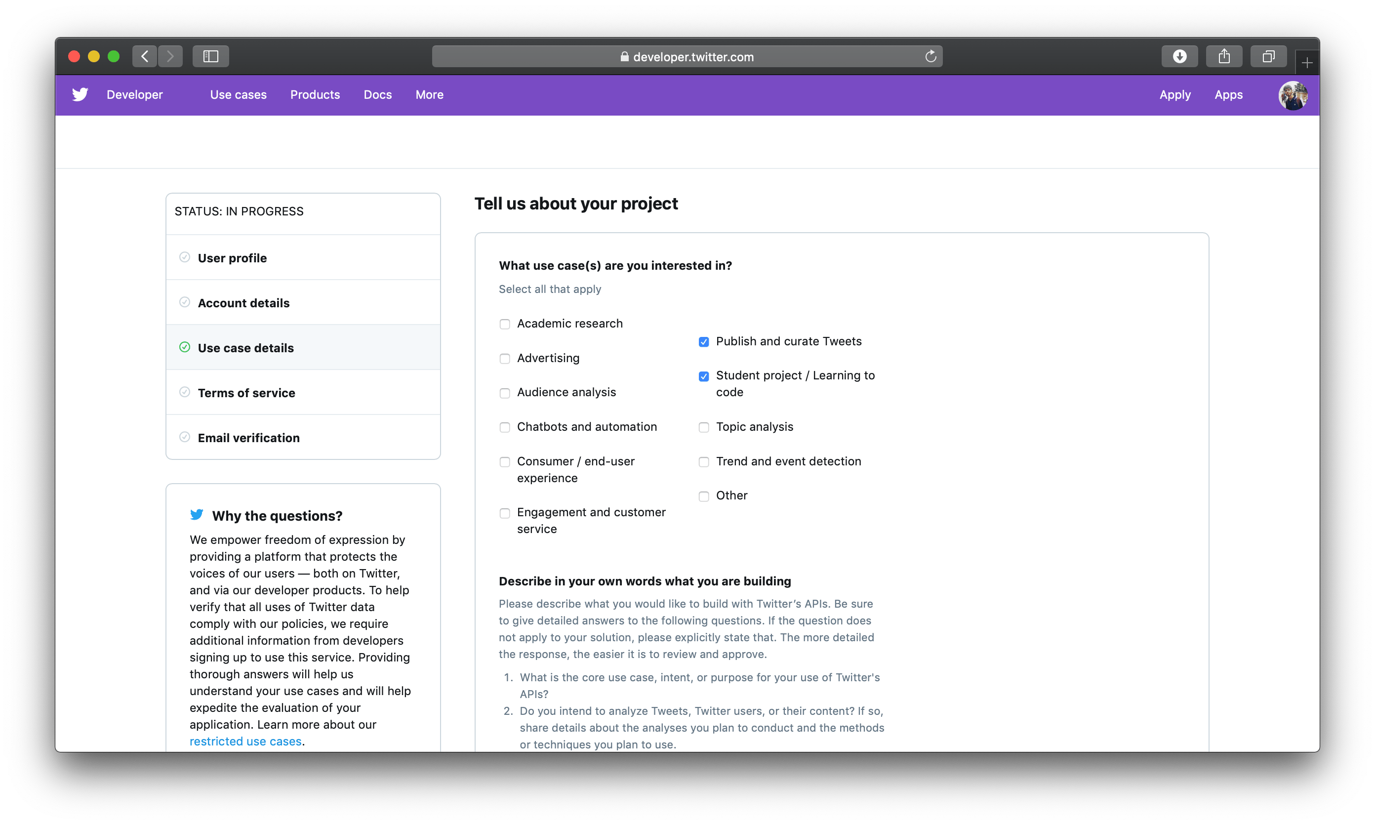 Twitter Bot Purpose