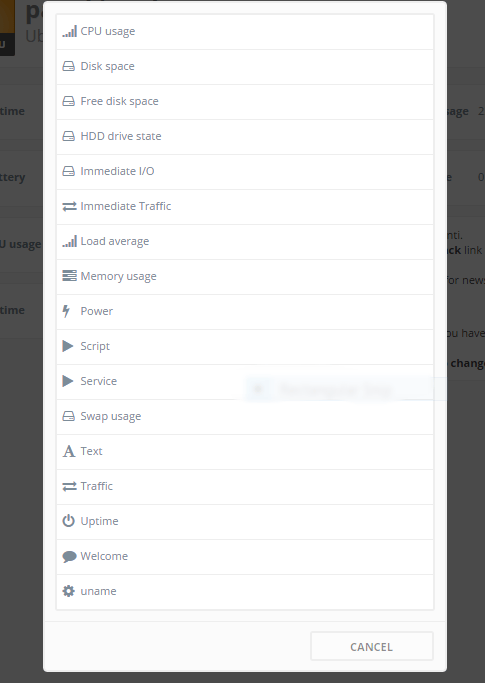 Add Widgets Menu