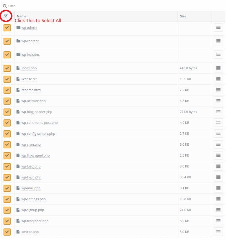 Select Files in /srv/example.com/wordpress