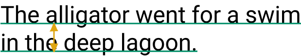 demonstration of line height