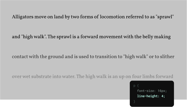 line-height sizing