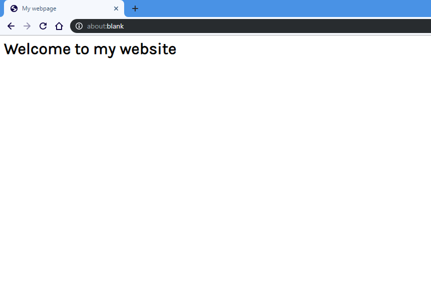Screenshot with our custom font