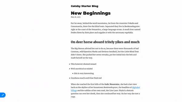 Inline Editing with TinaCMS