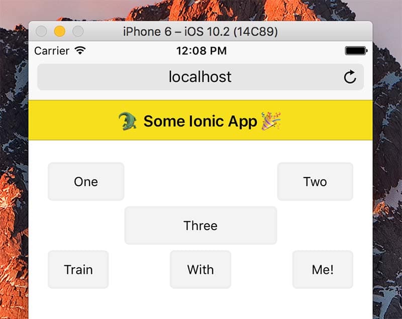 Ionic 2 column offsets