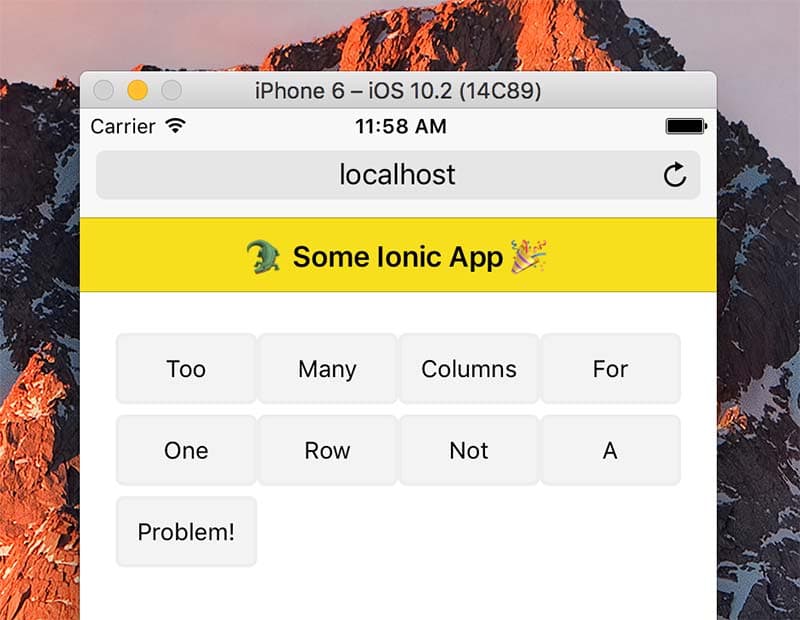 Wrapping columns