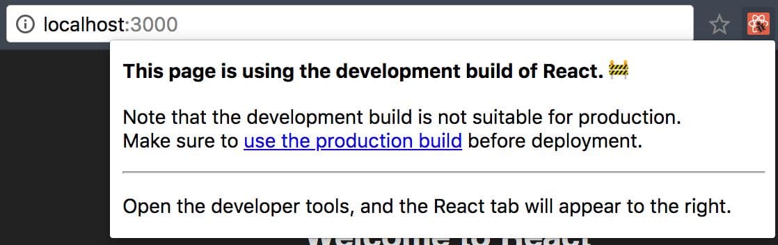 React Devtools button