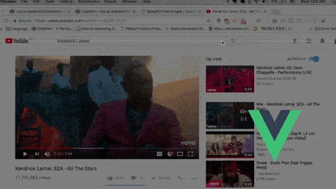 Vue.js Screenshot-taking tool UI