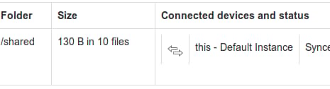 BitTorrent Sync size info