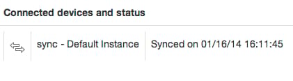 BitTorrent Sync connected devices