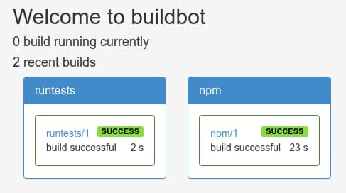 Buildbot build complete