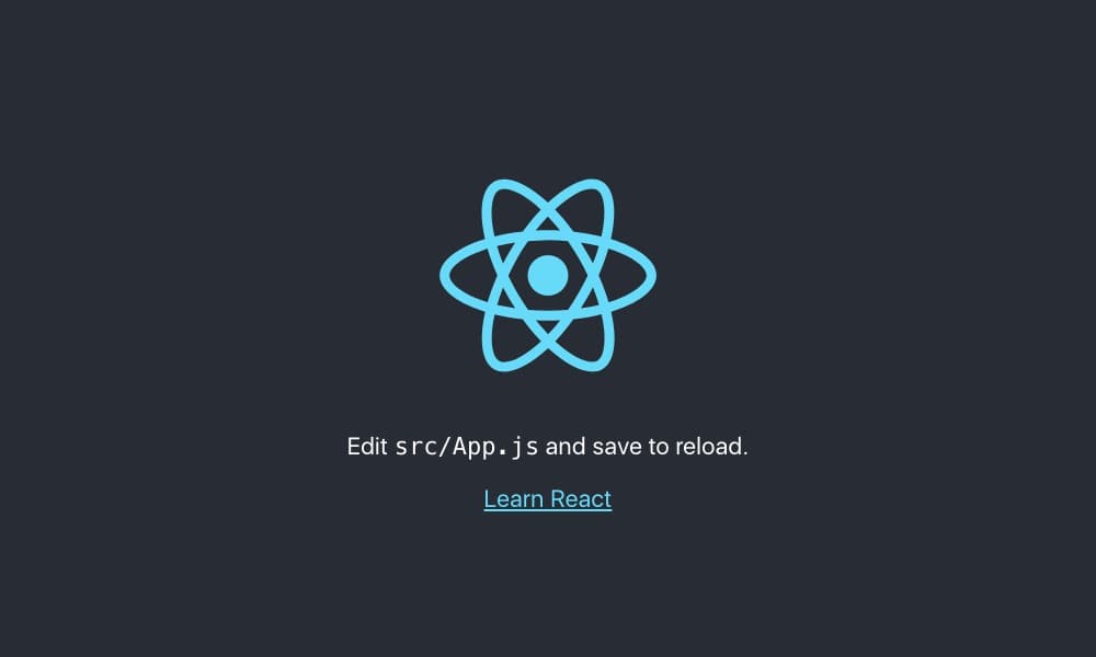 The first version of your React application
