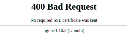 Error message