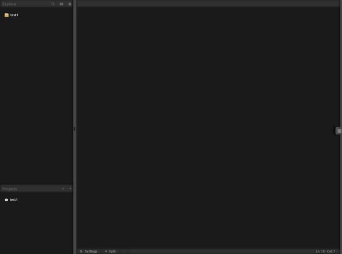 Codiad IDE interface