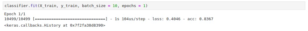 Fitting the dataset