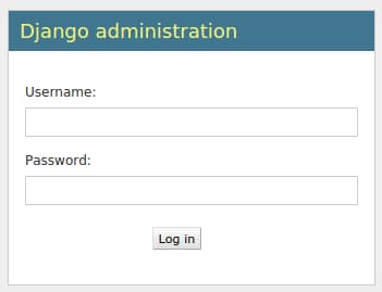 Django admin login