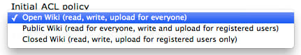 DokuWiki ACL Policy