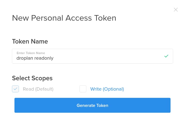 Generate New Token