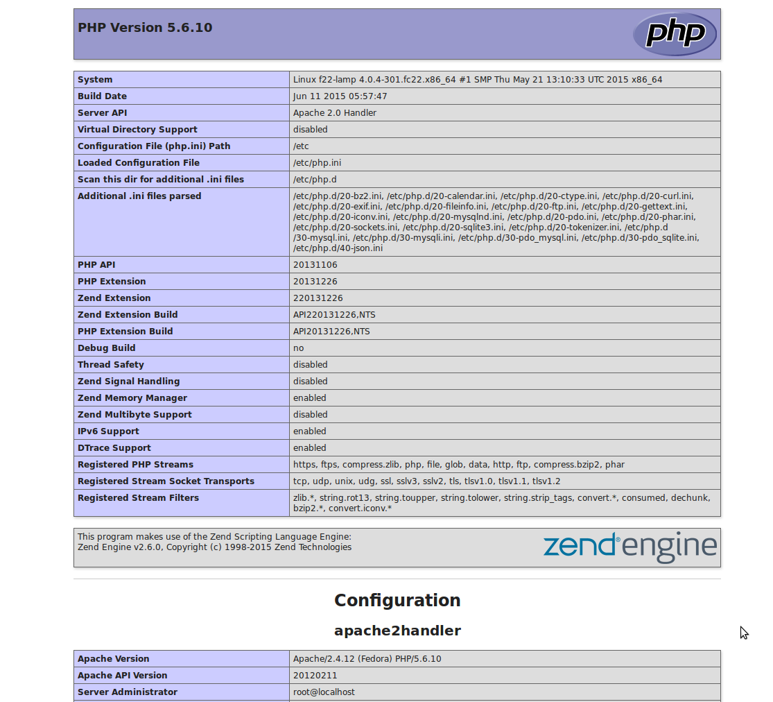 PHP Info