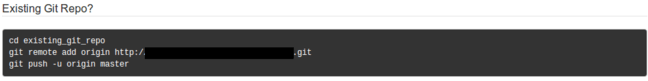 GitLab existing repo
