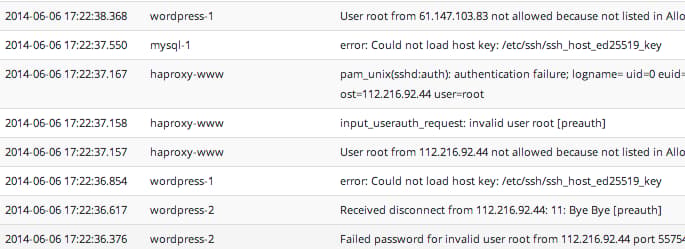 Graylog2 Example Search