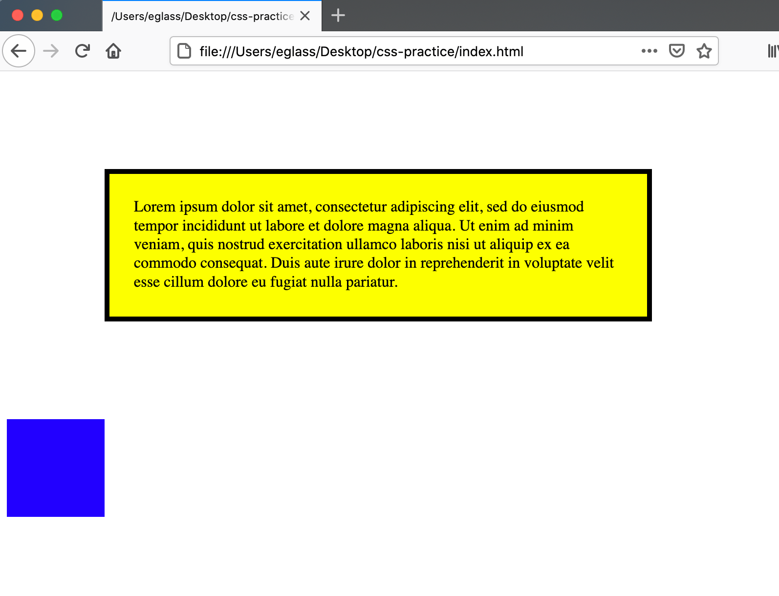 Two  containers with margin space between them