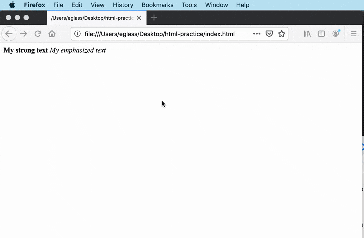This gif illustrates the process of using the Inspector tool as described in the paragraph above.
