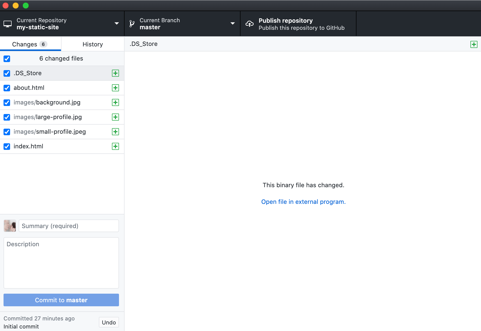 Image of Desktop App with newly-added files