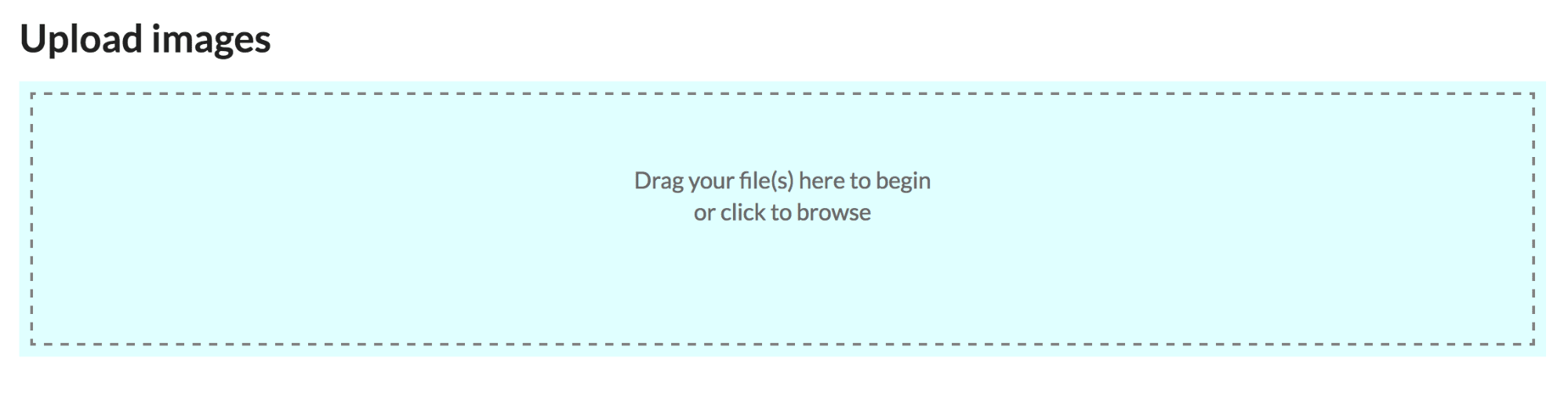 File upload component with styling