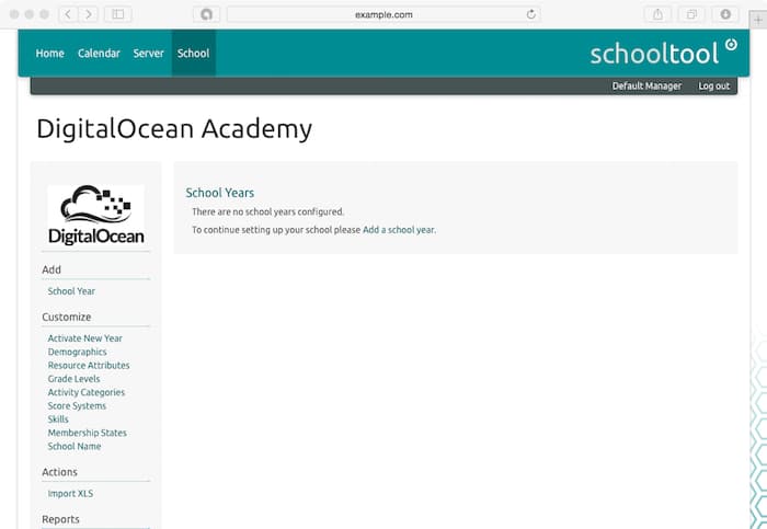 Updated school information