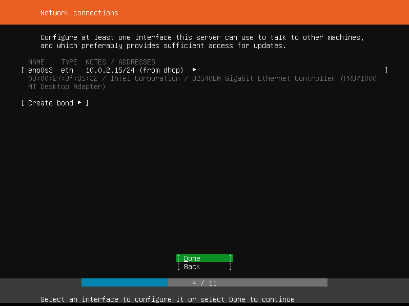 Ubuntu Network connections