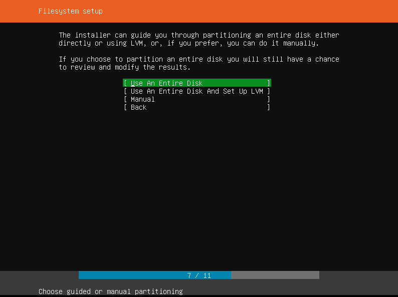 Ubuntu Partition Disk