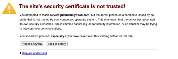 ISPConfig SSL warning