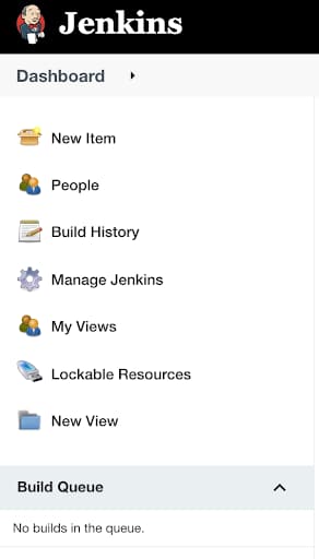 Jenkins sidebar