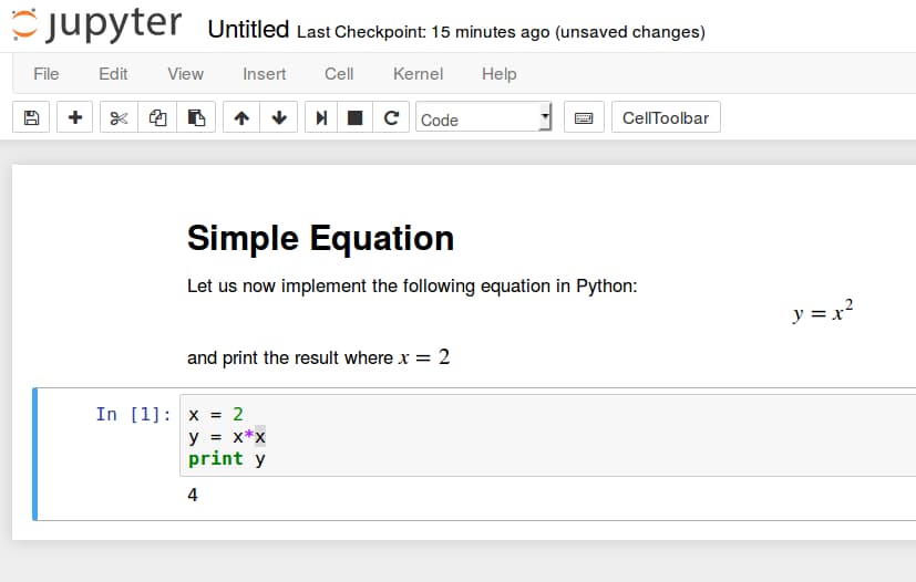 Solve sample equation