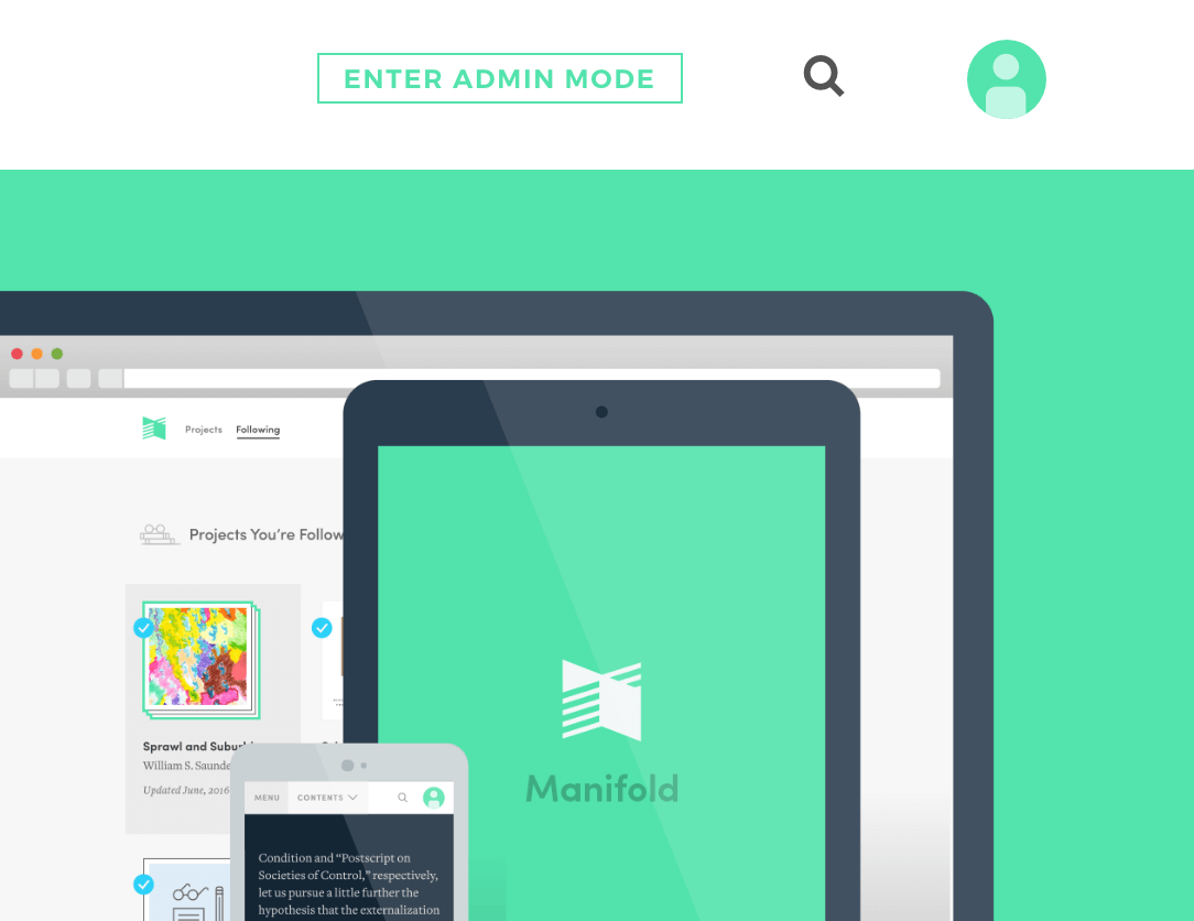 Manifold Admin Mode