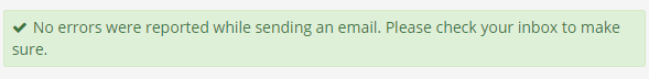 Mattermost - SMTP Verification Successful
