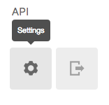 DigitalOcean gear icon
