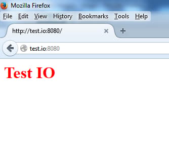 test.io index page