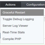 OpenLiteSpeed graceful restart